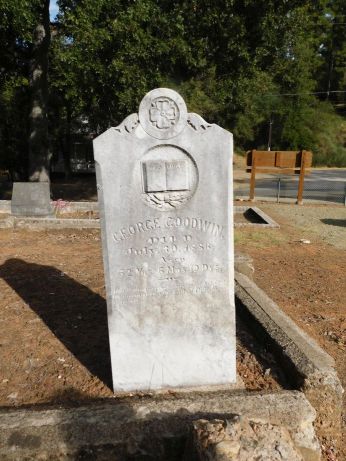[Picture of George Goodwin grave]